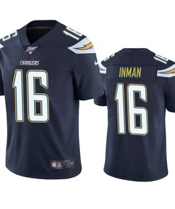Los Angeles Chargers Dontrelle Inman Navy 100th Season Vapor Limited Jersey - Robokeg