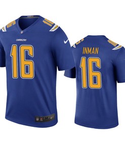 Los Angeles Chargers Dontrelle Inman Royal Color Rush Legend Jersey - Robokeg