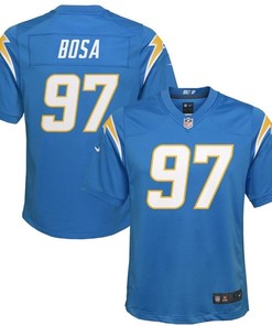 Los Angeles Chargers Joey Bosa #97 Nfl 2020 Azure Blue Jersey - Robokeg