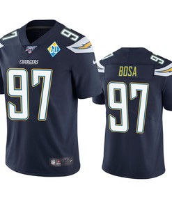 Los Angeles Chargers Joey Bosa Navy 60th Anniversary Vapor Limited Jersey - Robokeg