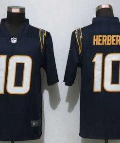 Los Angeles Chargers Justin Herbert #10 2020 Nfl Black Jersey Jersey - Robokeg
