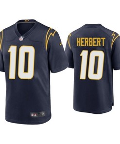 Los Angeles Chargers Justin Herbert #10 Nfl 2020 Black Jersey - Robokeg
