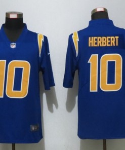 Los Angeles Chargers Justin Herbert #10 Nfl 2020 Cobalt Jersey - Robokeg