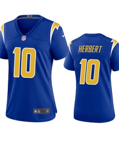 Los Angeles Chargers Justin Herbert Royal 2020 Nfl Draft Alternate Game Jersey - Robokeg