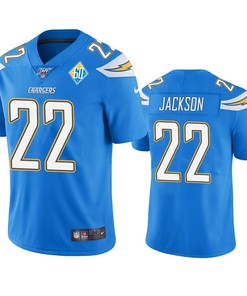 Los Angeles Chargers Justin Jackson Light Blue 60th Anniversary Vapor Limited Jersey - Robokeg