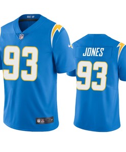 Los Angeles Chargers Justin Jones Powder Blue 2020 Vapor Limited Jersey - Mens - Robokeg