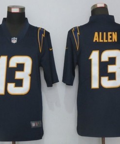 Los Angeles Chargers Keenan Allen #13 Nfl 2020 Black Blue Jersey - Robokeg