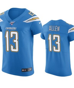 Los Angeles Chargers Keenan Allen Powder Blue 100th Season Vapor Elite Jersey - Robokeg