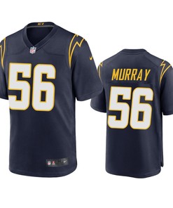 Los Angeles Chargers Kenneth Murray Navy 2020 Nfl Draft Alternate Game Jersey - Robokeg