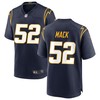 Los Angeles Chargers Khalil Mack 52 Nfl Game Black Jersey Gift For Chargers Fans - Robokeg