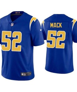 Los Angeles Chargers Khalil Mack 52 Nfl Game Blue Jersey Gift For Chargers Fans - Robokeg