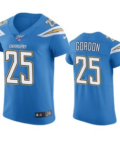 Los Angeles Chargers Melvin Gordon Powder Blue 100th Season Vapor Elite Jersey - Robokeg