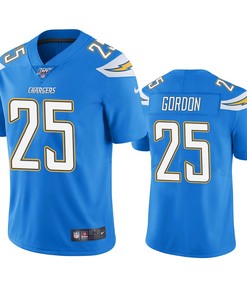 Los Angeles Chargers Melvin Gordon Powder Blue 100th Season Vapor Limited Jersey - Robokeg