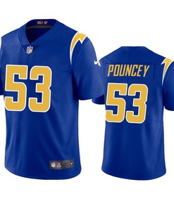 Los Angeles Chargers Mike Pouncey Royal 2020 2nd Alternate Vapor Limited Jersey - Mens - Robokeg