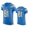 Los Angeles Chargers Mike Williams Powder Blue 100th Season Vapor Elite Jersey - Robokeg