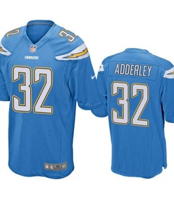 Los Angeles Chargers Nasir Adderley 2019 Nfl Draft Light Blue Game Jersey - Robokeg