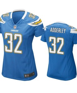 Los Angeles Chargers Nasir Adderley 2019 Nfl Draft Light Blue Game Womens Jersey - Robokeg