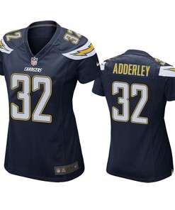 Los Angeles Chargers Nasir Adderley 2019 Nfl Draft Navy Game Womens Jersey - Robokeg