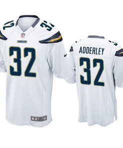 Los Angeles Chargers Nasir Adderley 2019 Nfl Draft White Game Jersey - Robokeg