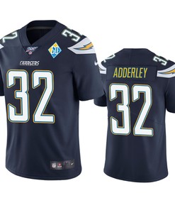 Los Angeles Chargers Nasir Adderley Navy 60th Anniversary Vapor Limited Jersey - Robokeg