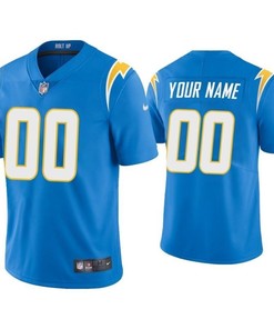 Los Angeles Chargers Nfl 2020 Personalized Custom Blue Custom Jersey - Robokeg