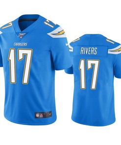 Los Angeles Chargers Philip Rivers Powder Blue 100th Season Vapor Limited Jersey - Robokeg