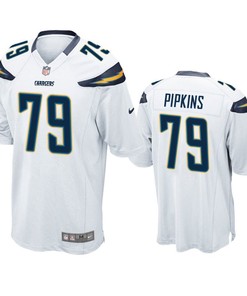 Los Angeles Chargers Trey Pipkins 2019 Nfl Draft White Game Jersey - Robokeg