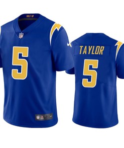 Los Angeles Chargers Tyrod Taylor Royal 2020 2nd Alternate Vapor Limited Jersey - Mens - Robokeg