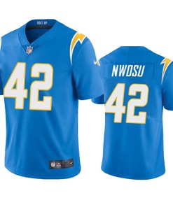 Los Angeles Chargers Uchenna Nwosu Powder Blue 2020 Vapor Limited Jersey - Mens - Robokeg