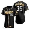 Los Angeles Dodgers #35 Cody Bellinger Mlb Golden Brandedition Black Jersey Gift For Dodgers Fans - Robokeg