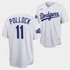 Los Angeles Dodgers A.J. Pollock White Jersey 11 2022-23 All-Star Uniform - Robokeg
