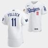 Los Angeles Dodgers A.J. Pollock White Jersey 11 Jackie Robinson 75th Anniversary 2022-23 Uniform - Robokeg