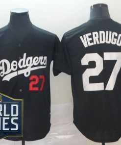 Los Angeles Dodgers Alex Verdugo #27 2020 Mlb Black Jersey - Robokeg