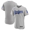 Los Angeles Dodgers Alternate Authentic Team Jersey - Gray Mlb - Robokeg