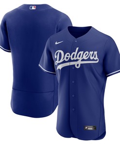 Los Angeles Dodgers Alternate Authentic Team Jersey Royal Mlb - Robokeg