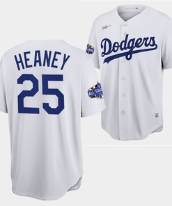 Los Angeles Dodgers Andrew Heaney White Jersey 25 2022-23 All-Star Uniform - Robokeg
