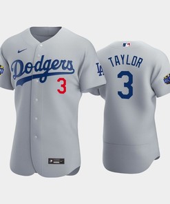 Los Angeles Dodgers Chris Taylor 3 Alternate Gray 2022-23 All-Star Game Jersey - Robokeg