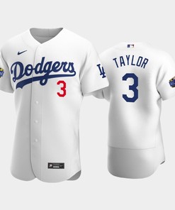 Los Angeles Dodgers Chris Taylor 3 Home White 2022-23 All-Star Game Jersey - Robokeg