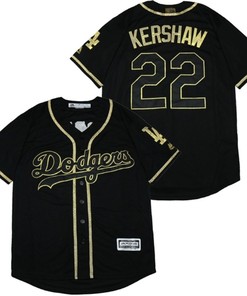 Los Angeles Dodgers Clayton Kershaw #22 2020 Mlb Black Jersey - Robokeg