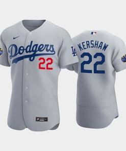 Los Angeles Dodgers Clayton Kershaw 22 Alternate Gray 2022-23 All-Star Game Jersey - Robokeg