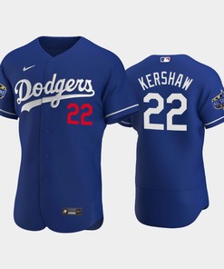 Los Angeles Dodgers Clayton Kershaw 22 Alternate Royal 2022-23 All-Star Game Jersey - Robokeg