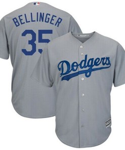 Los Angeles Dodgers Cody Bellinger #35 2020 Mlb Light Grey Jersey - Robokeg