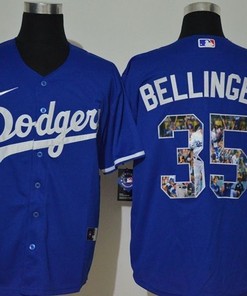 Los Angeles Dodgers Cody Bellinger #35 2020 Mlb Navy Blue Jersey - Robokeg