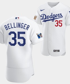 Los Angeles Dodgers Cody Bellinger White Jersey 35 Jackie Robinson 75th Anniversary 2022-23 Uniform - Robokeg