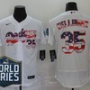 Los Angeles Dodgers Cody Bellinger#35 2020 Mlb American Flag White Jersey - Robokeg