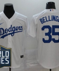 Los Angeles Dodgers Cody Bellinger#35 2020 Mlb White Jersey - Robokeg