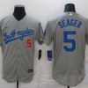 Los Angeles Dodgers Corey Seager #5 2020 Mlb Grey Jersey - Robokeg