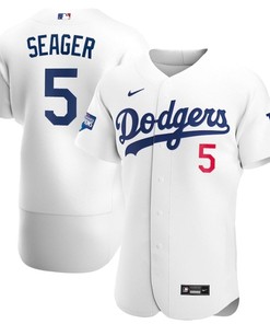 Los Angeles Dodgers Corey Seager #5 2020 Mlb White Jersey - Robokeg