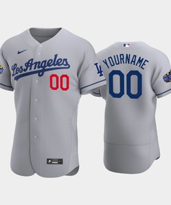 Los Angeles Dodgers Custom 00 Road Gray 2022-23 All-Star Game Jersey - Robokeg