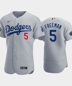 Los Angeles Dodgers Freddie Freeman 5 Alternate Gray 2022-23 All-Star Game Jersey - Robokeg